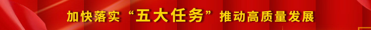 加快落實(shí)五大任務(wù)，推動(dòng)高質(zhì)量發(fā)展