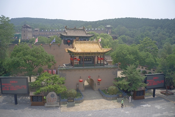 皇城相府景區(qū)（無人機(jī)照片）。人民網(wǎng)記者 王天樂攝