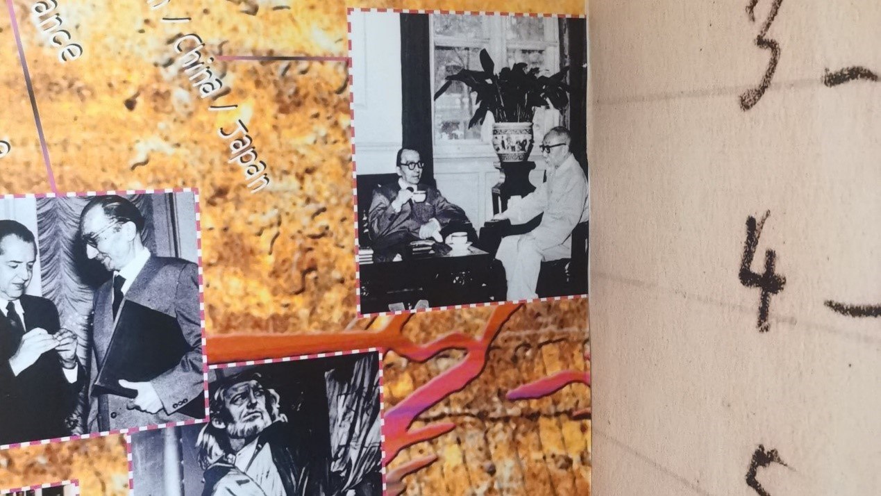 1957年，卡贊扎基斯第二次訪問(wèn)中國(guó)，期間與作家茅盾進(jìn)行交流。人民網(wǎng)記者 葛泰佚攝