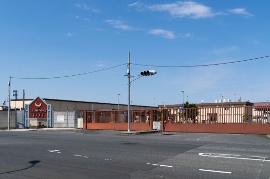  這是2022年6月19日在日本東京拍攝的美軍橫田基地資料照片。新華社記者張笑宇攝