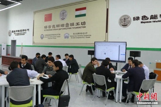 2023年4月，位于杜尚別的塔吉克斯坦魯班工坊課堂。張碩 攝