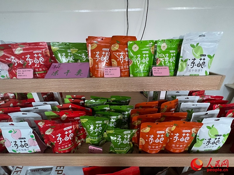 各種凍干食品。人民網(wǎng)記者 常雪梅攝
