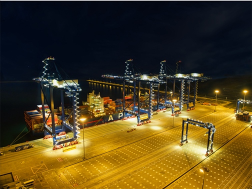 萊基港實行7×24小時裝卸作業(yè)機制。受訪者供圖