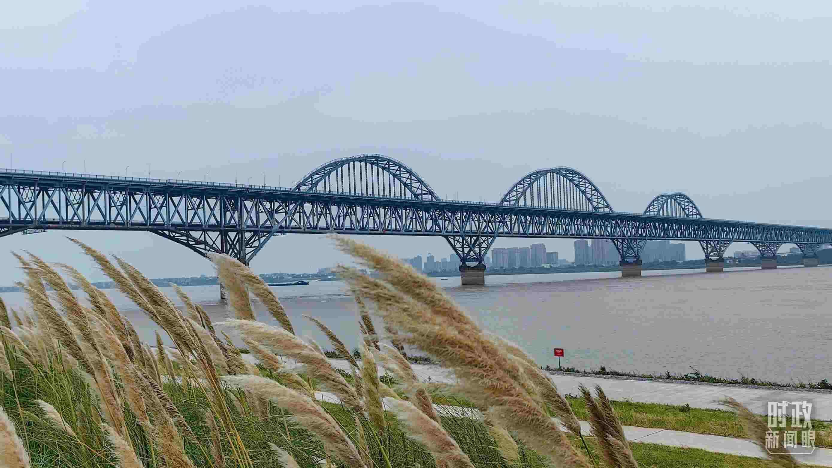△長江國家文化公園九江城區(qū)段。（總臺央視記者段德文拍攝）