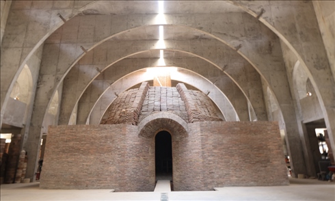 ↑ 景德鎮(zhèn)一處柴窯。（2020年7月13日攝）