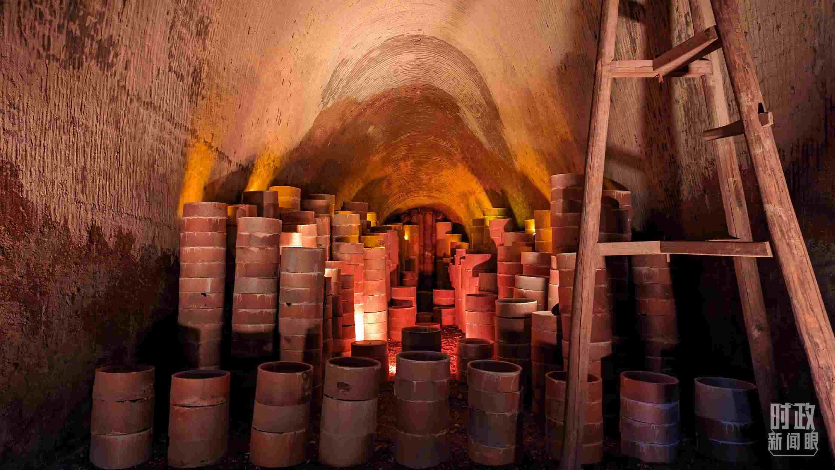 △當?shù)噩F(xiàn)存最大的柴窯——徐家窯。（總臺央視記者朱超拍攝）