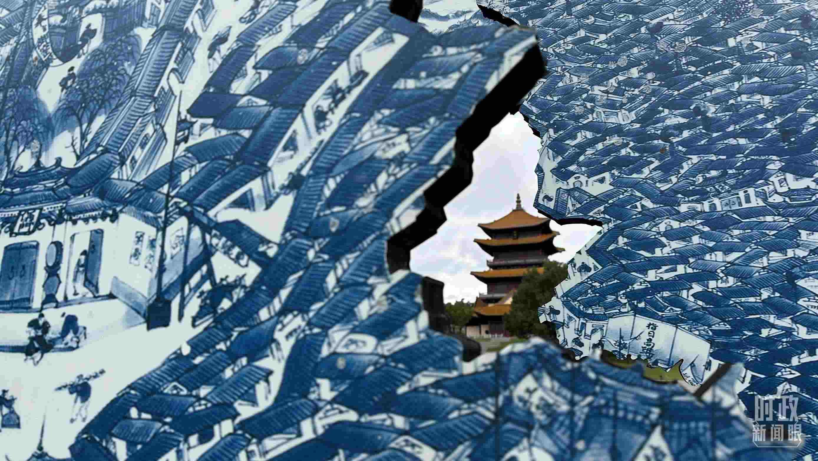 △位于陶陽里歷史文化街區(qū)內(nèi)的龍珠閣。（總臺央視記者趙化拍攝）