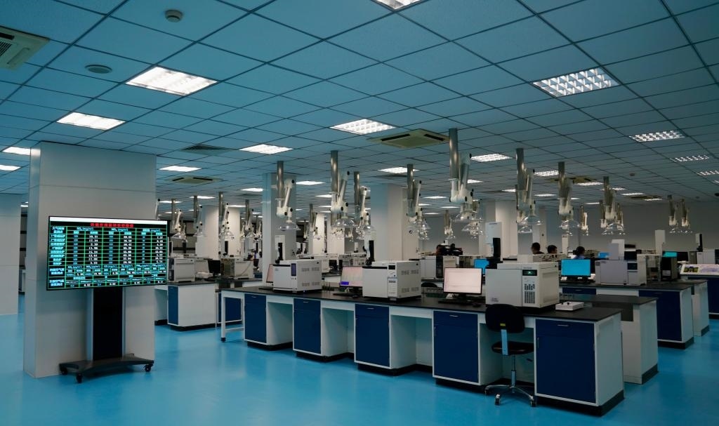 近日拍攝的公司檢驗計量中心。新華社記者 胡晨歡 攝