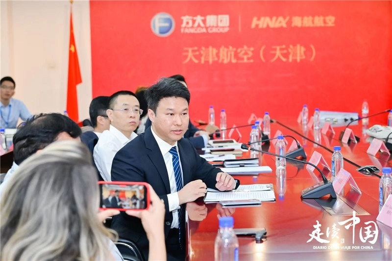 巴航工業(yè)大中華區(qū)商用飛機(jī)客戶支援經(jīng)理?xiàng)詈２?。主辦方供圖