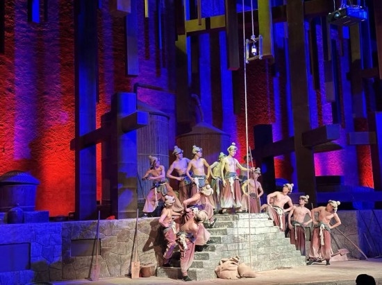 《天釀》演出場景。本報記者劉書文攝