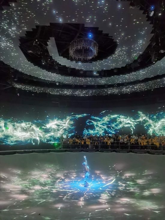 《天釀》演出場景。本報記者常雯宜攝