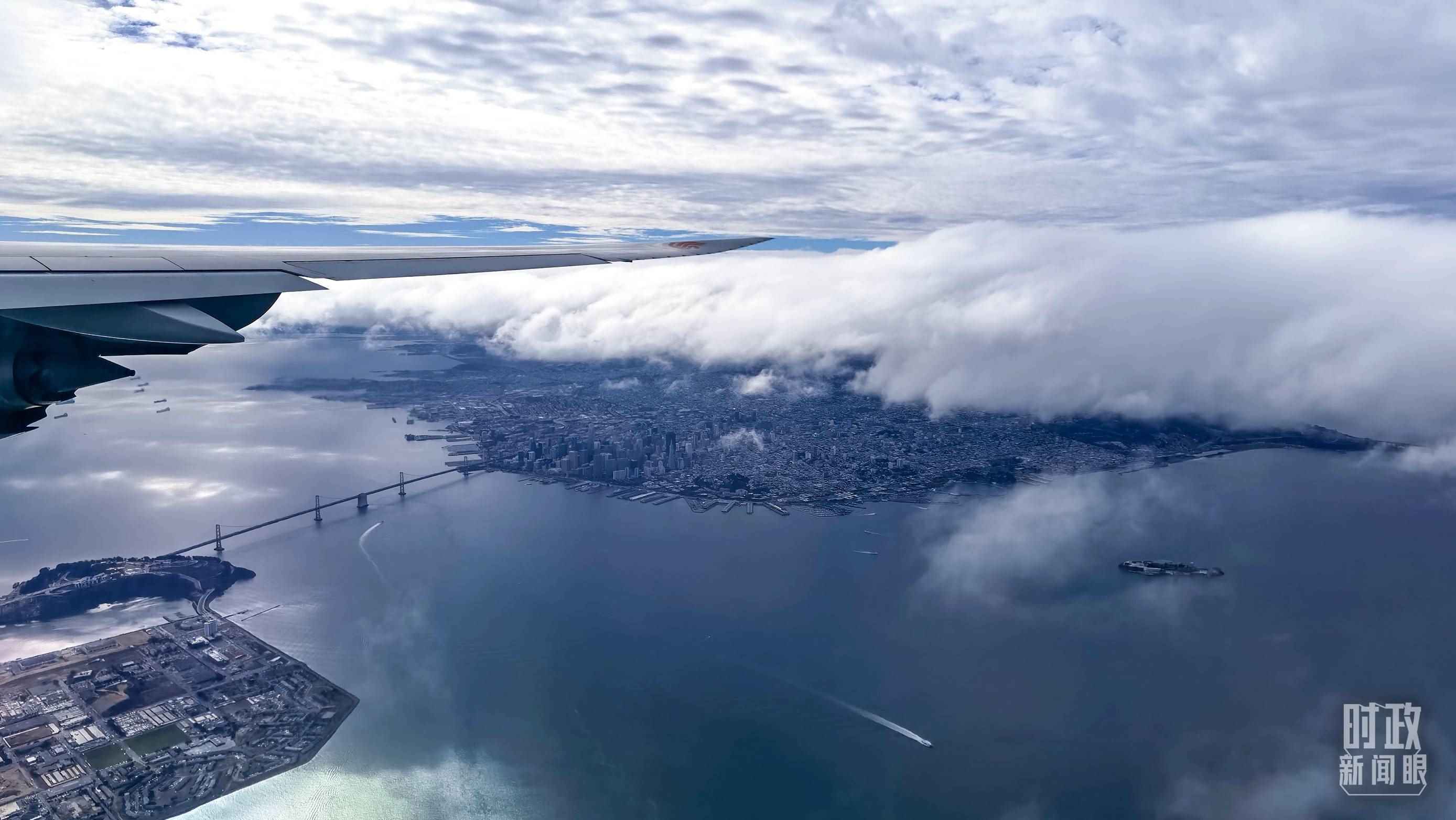 △俯瞰舊金山。（總臺(tái)央視記者馬亞陽(yáng)拍攝）
