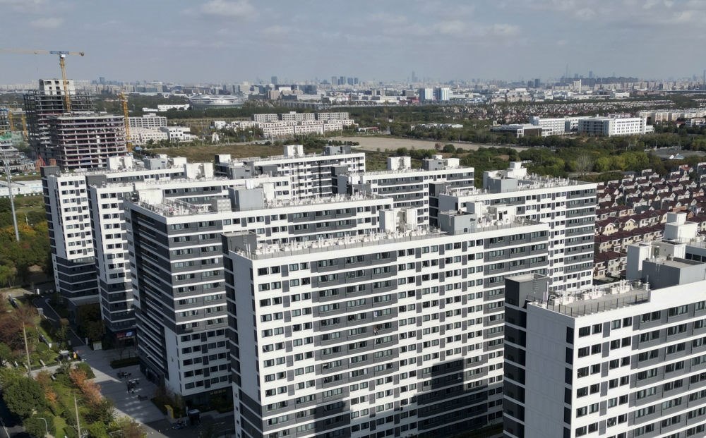 社區(qū)外景（無(wú)人機(jī)照片）。