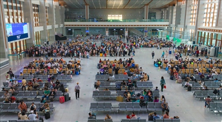 大量旅客乘坐中老鐵路出行。主辦方供圖