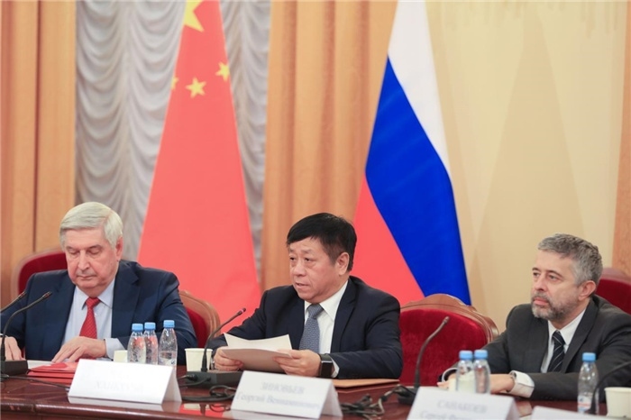 張漢暉大使致辭。駐俄羅斯使館供圖