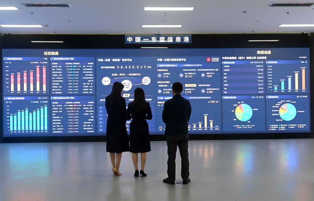 中國(guó)—東盟信息港股份有限公司展廳。