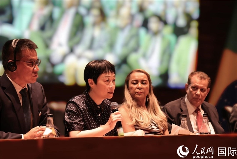 田敏出席論壇開幕式并致辭。人民網(wǎng)記者 時(shí)元皓攝