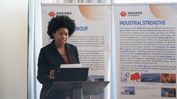 南非獨立傳媒集團代表諾爾萬德爾-恩齊扎發(fā)言。 人民網 張茜攝