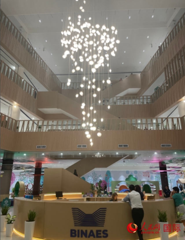 圖為中國援助薩爾瓦多國家圖書館內(nèi)景。 人民網(wǎng)記者 彭敏攝