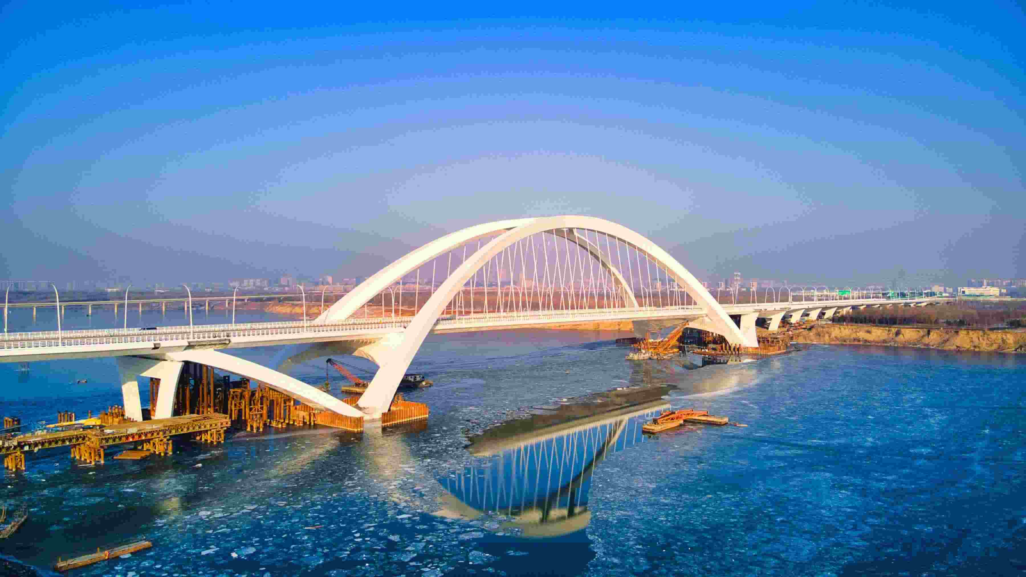 開通后的京雄大橋。受訪方供圖