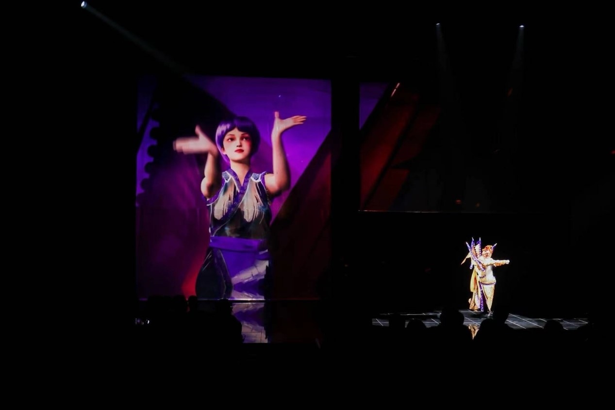 跨次元表演《新定軍山》。主辦方供圖