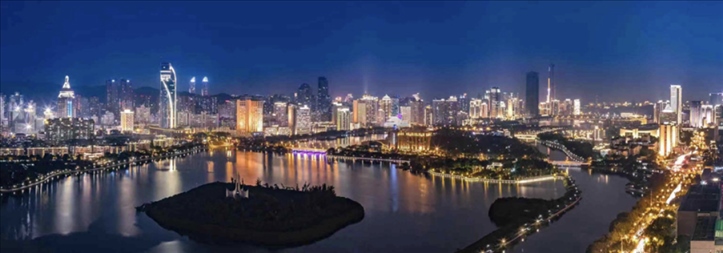 筼筜夜色。（圖源：人民日報(bào)）