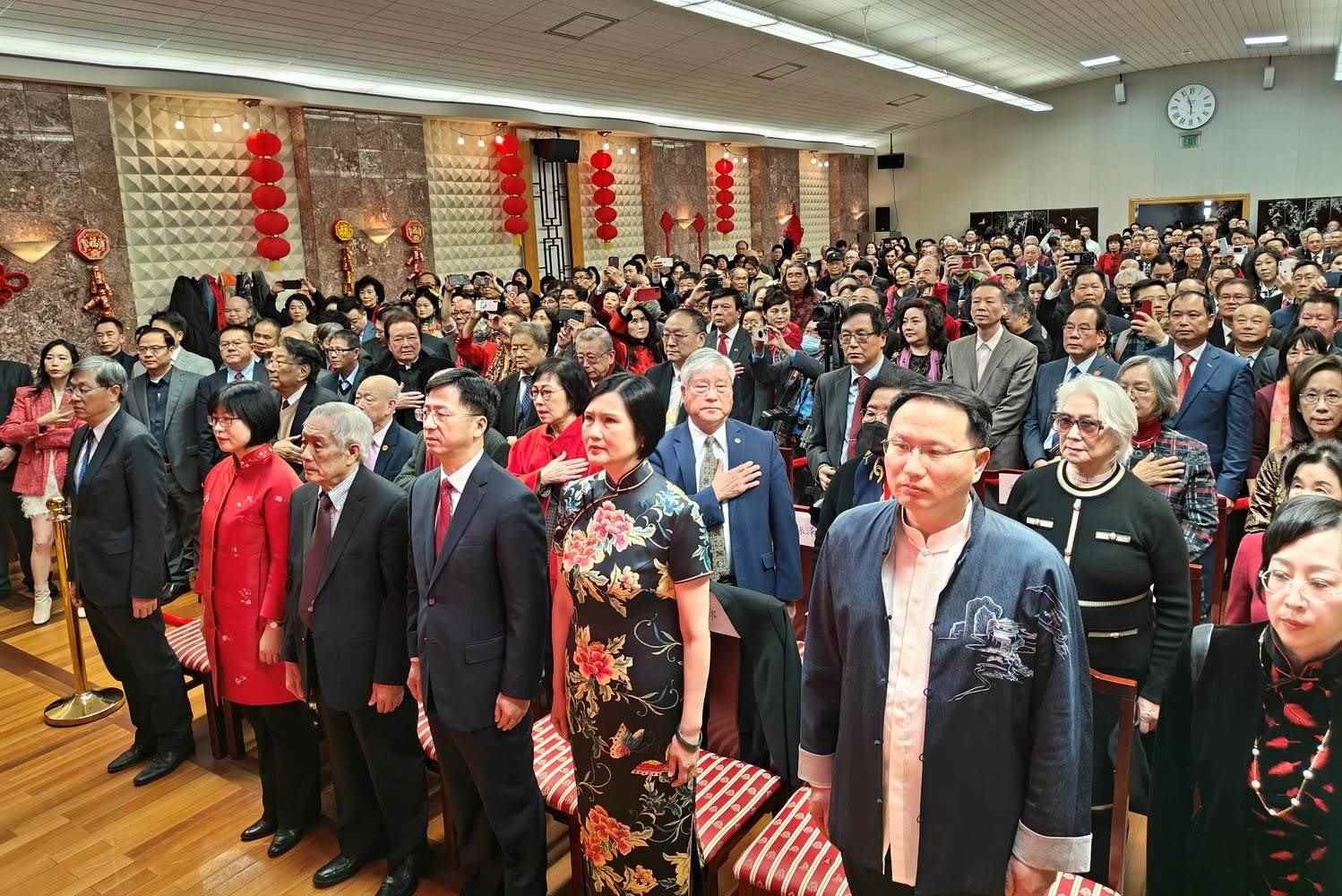 領(lǐng)區(qū)各州代表參加招待會(huì)。主辦方供圖