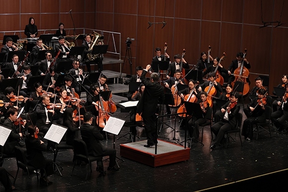 音樂會現(xiàn)場。學校供圖