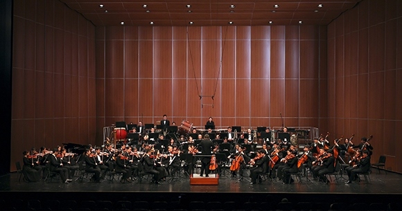 音樂會現(xiàn)場。學校供圖