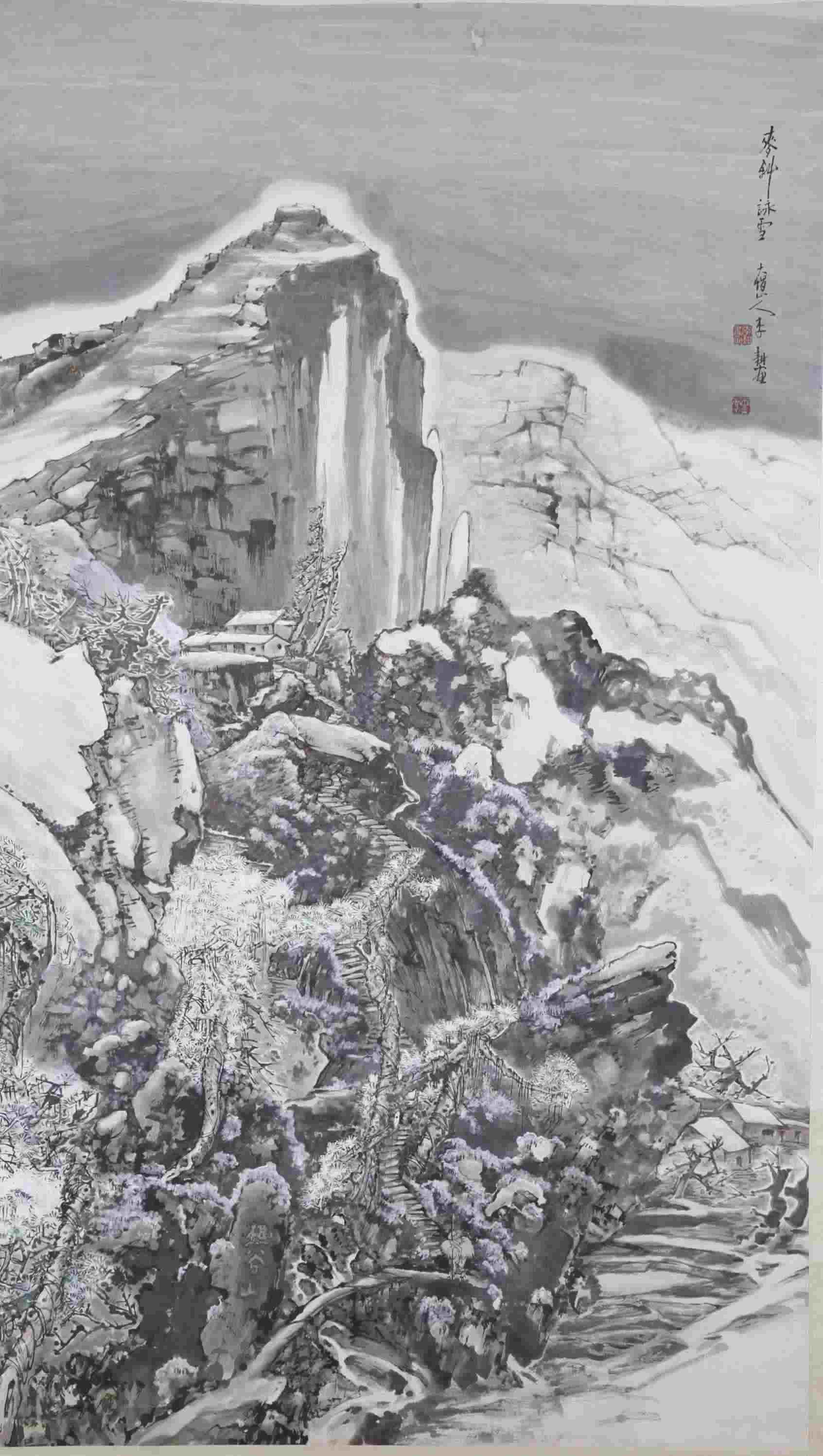 李耕畫作。(仙游縣博物館供圖)