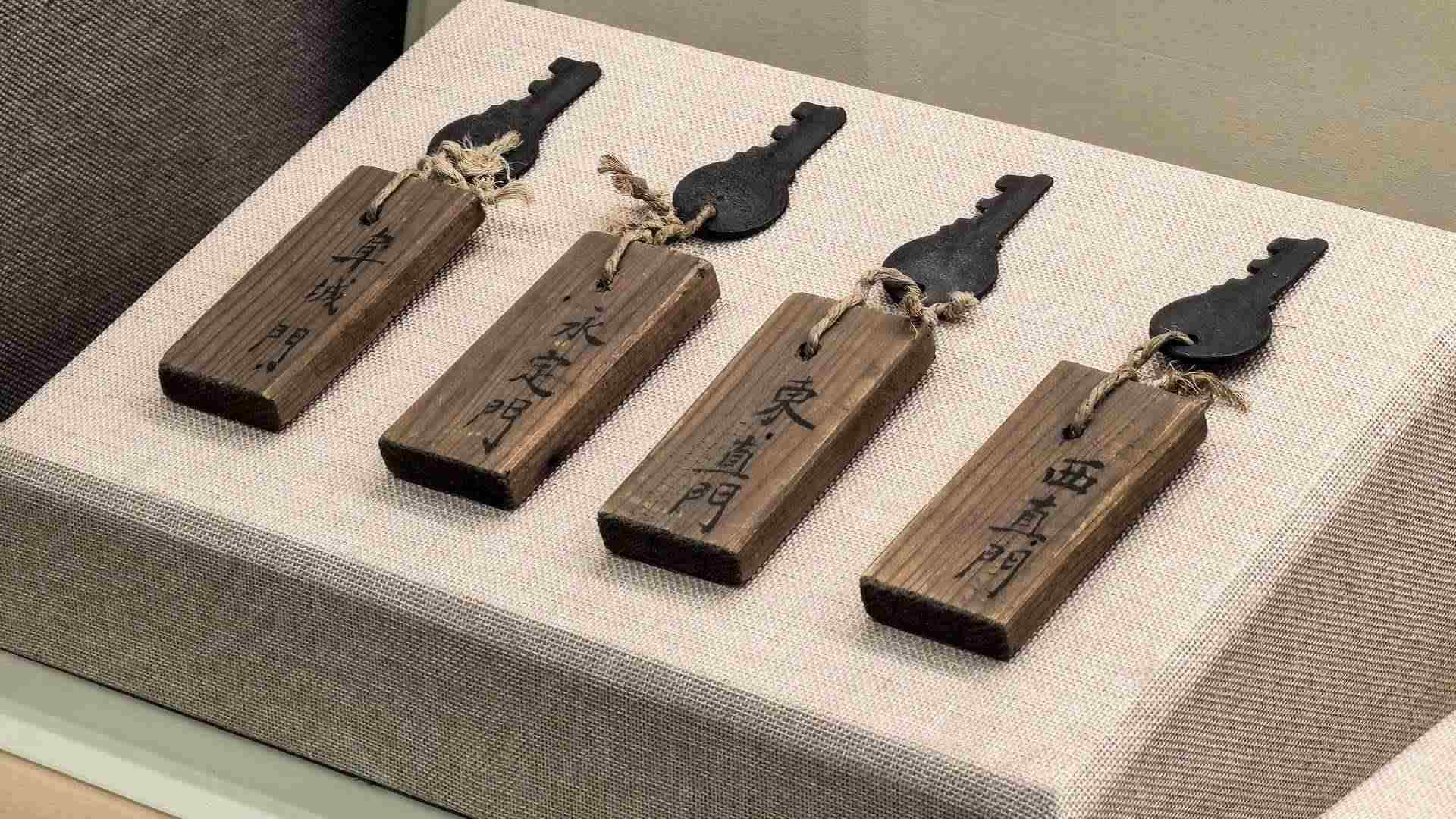 △北平城門鑰匙。（總臺央廣記者潘毅拍攝）