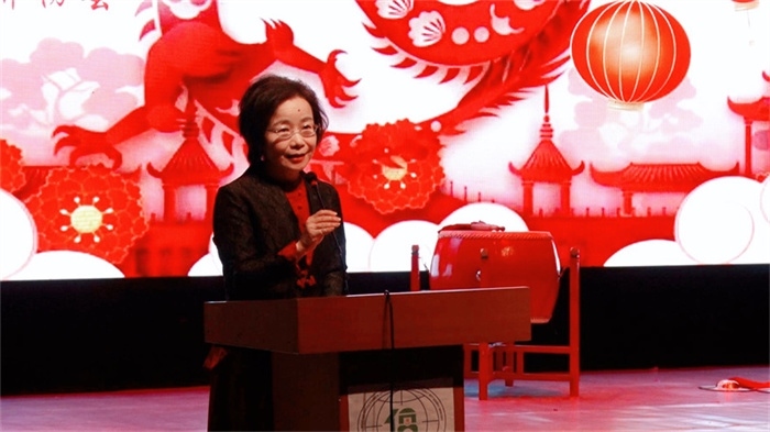 沈敏娟致辭。駐蒙古使館供圖