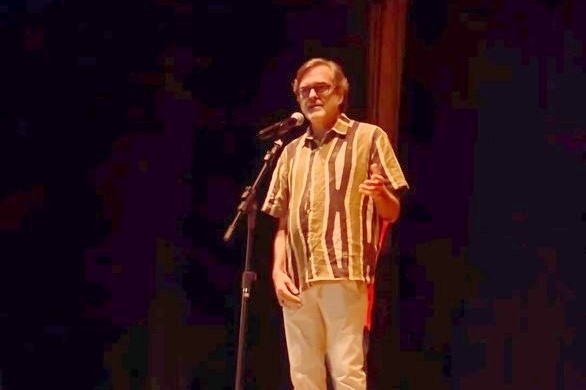 累西腓市政府代表、文化局長梅洛在活動中致辭。中國駐累西腓總領館供圖