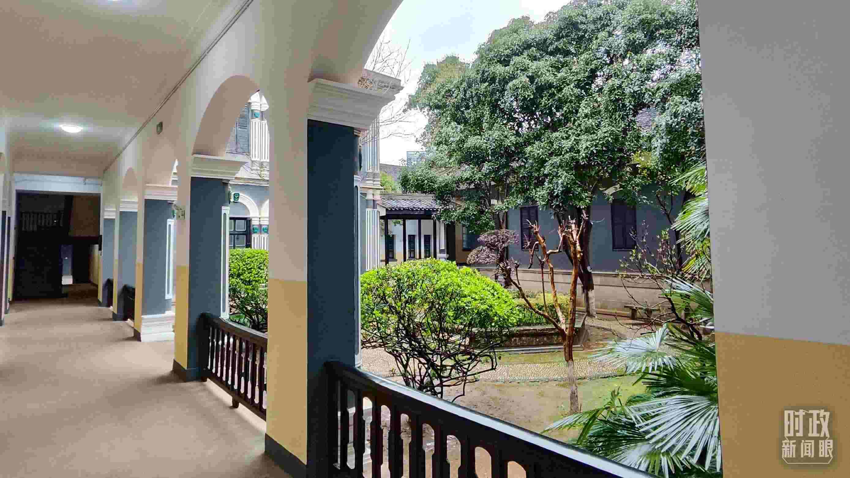 △湖南第一師范學院（城南書院校區(qū)）。（總臺央視記者覃思、郭曉龍拍攝）