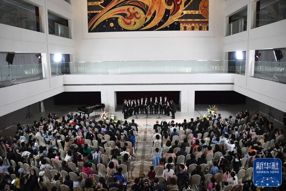 3月21日拍攝的“春暖·金融街韻律專場音樂會”現(xiàn)場。新華社記者 任超 攝