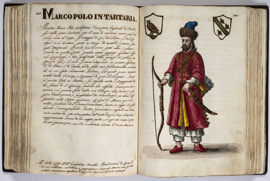 “馬可·波羅的世界”展覽的部分展品。威尼斯市立博物館基金會(huì)供圖