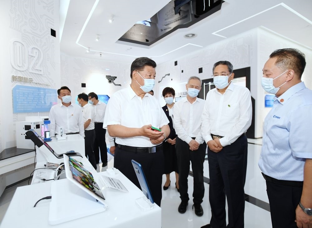 2020年8月19日下午，習近平總書記在安徽省合肥市參觀安徽創(chuàng)新館，了解安徽省科技創(chuàng)新和新興產(chǎn)業(yè)發(fā)展情況。