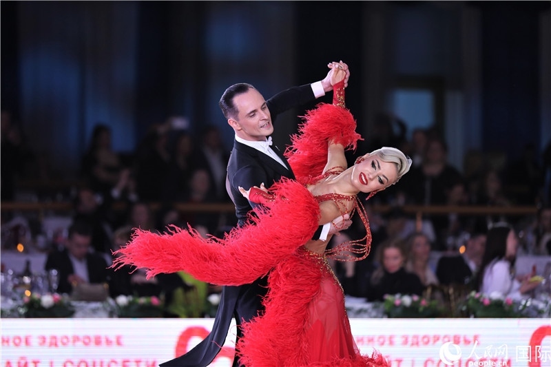 第五屆“克里姆林宮杯”國標(biāo)舞錦標(biāo)賽現(xiàn)場。于子恒攝