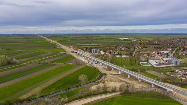 匈塞鐵路塞爾維亞境內(nèi)。中國鐵路國際有限公司供圖