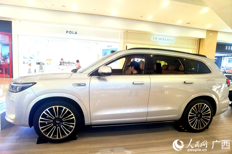  消費(fèi)者在試駕汽車。人民網(wǎng)記者 陳燕攝