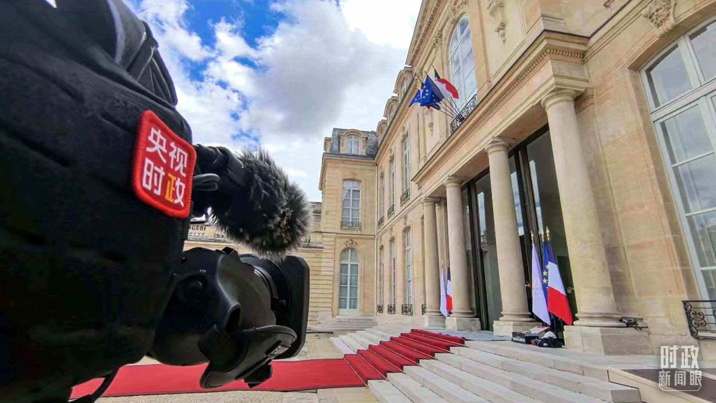 △愛麗舍宮。（總臺央視記者陸泓宇拍攝）