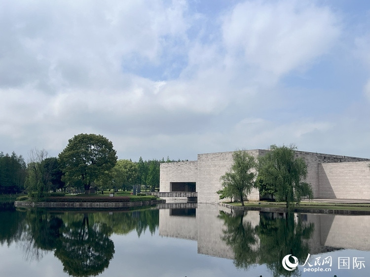 良渚博物院外觀。人民網(wǎng)記者 崔越攝