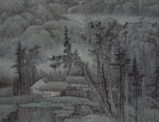 王秦生畫作《晨寂》。主辦方供圖