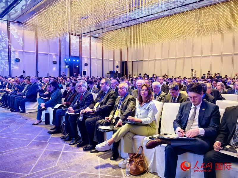 中國—巴西商業(yè)研討會現(xiàn)場。人民網(wǎng)記者 符園園攝