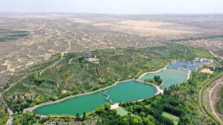 △2023年6月7日，寧夏靈武市白芨灘國家級自然保護區(qū)。