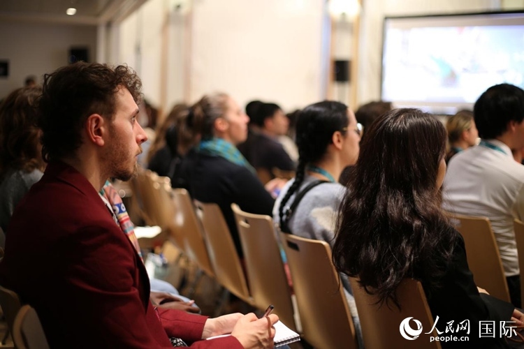 中國優(yōu)秀動畫作品推介會現(xiàn)場。人民網(wǎng)記者 于超凡攝