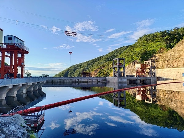 剛果（金）布桑加水電站水庫(kù)。中鐵資源集團(tuán)供圖