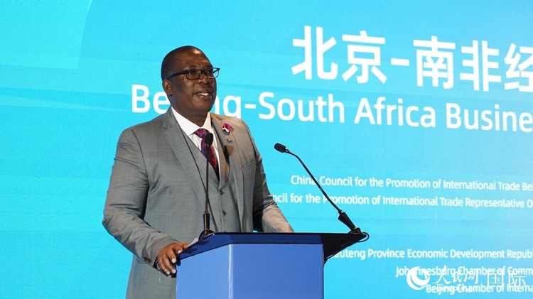 勒蘇非省長(zhǎng)致辭。人民網(wǎng) 劉暢攝