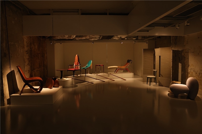 《新生萬物-中國非遺與當(dāng)代設(shè)計展》展廳。陽光媒體集團(tuán)供圖