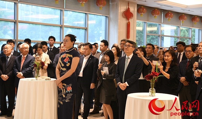 招待會現(xiàn)場。人民網(wǎng) 李帆攝